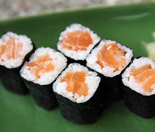 bubble tea y sushi