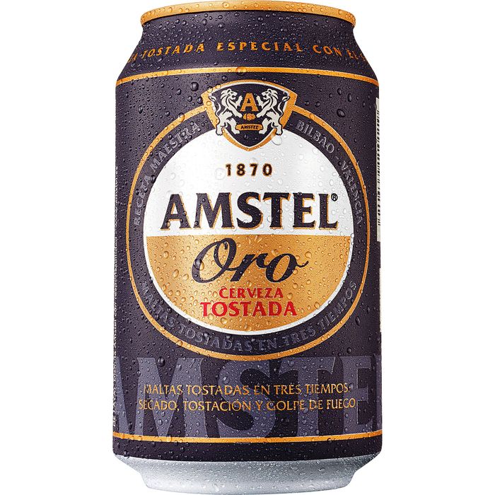 Cerveza Tostada Amstel Oro